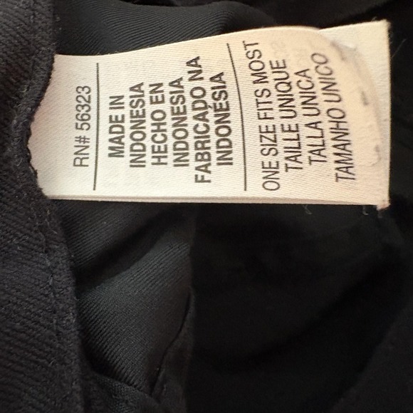 Nike Hat Cap Strap Back Mens One Size Black Dri-FIT AW84 Running Lightweight - Picture 7 of 10